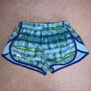 Under Armour tie dye athletic shorts